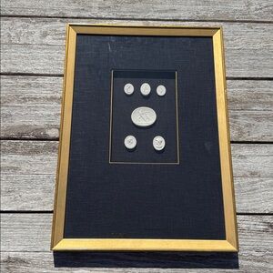 RH RESTORATION HARDWARE 19TH C. EUROPEAN‎ INTAGLIOS BLACK - 3